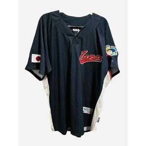 Jersey Japan 2009 World Baseball Classic Men Plus Size XXL WBC By Majestic MLB